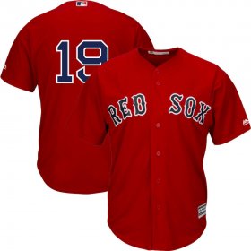 Wholesale Cheap Red Sox #28 J. D. Martinez Red 2019 All-Star American League Stitched MLB Jersey