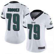 Wholesale Cheap Nike Eagles #79 Brandon Brooks White Women's Stitched NFL Vapor Untouchable Limited Jersey