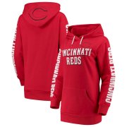 Wholesale Cheap Cincinnati Reds G-III 4Her by Carl Banks Women's Extra Innings Pullover Hoodie Red