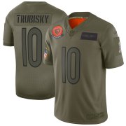 Wholesale Cheap Nike Bears #10 Mitchell Trubisky Camo Men's Stitched NFL Limited 2019 Salute To Service Jersey