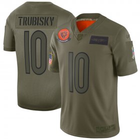 Wholesale Cheap Nike Bears #10 Mitchell Trubisky Camo Men\'s Stitched NFL Limited 2019 Salute To Service Jersey