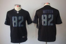 Wholesale Cheap Nike Cowboys #82 Jason Witten Black Impact Youth Stitched NFL Limited Jersey