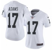 Wholesale Cheap Women's Las Vegas Raiders #17 Davante Adams White Vapor Untouchable Limited Stitched Jersey(Run Small)