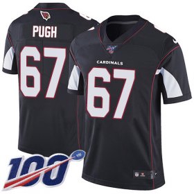 Wholesale Cheap Nike Cardinals #67 Justin Pugh Black Alternate Men\'s Stitched NFL 100th Season Vapor Limited Jersey