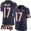 Wholesale Cheap Nike Bears #17 Anthony Miller Navy Blue Team Color Men's Stitched NFL 100th Season Vapor Limited Jersey