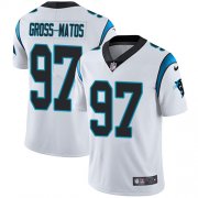 Wholesale Cheap Nike Panthers #97 Yetur Gross-Matos White Youth Stitched NFL Vapor Untouchable Limited Jersey