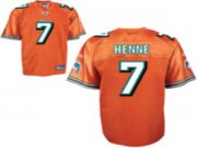 Wholesale Cheap Dolphins #7 Chad Henne Orange Stitched NFL Jersey