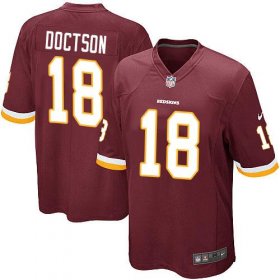 Wholesale Cheap Nike Redskins #18 Josh Doctson Burgundy Red Team Color Youth Stitched NFL Elite Jersey