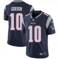 Wholesale Cheap Nike Patriots #10 Josh Gordon Navy Blue Team Color Youth Stitched NFL Vapor Untouchable Limited Jersey