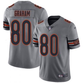 Wholesale Cheap Nike Bears #80 Jimmy Graham Silver Youth Stitched NFL Limited Inverted Legend Jersey