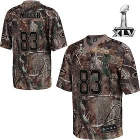 Wholesale Cheap Steelers #83 Heath Miller Camouflage Realtree Super Bowl XLV Stitched NFL Jersey