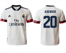 Wholesale Cheap Men 2020-2021 club Real Madrid home aaa version 20 white Soccer Jerseys2