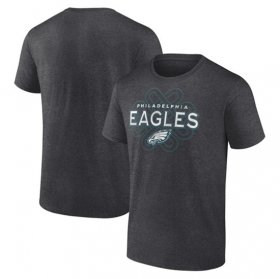 Wholesale Cheap Men\'s Philadelphia Eagles Charcoal Celtic Knot T-Shirt