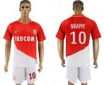 Wholesale Cheap Monaco #29 Mbappe Home Soccer Club Jersey