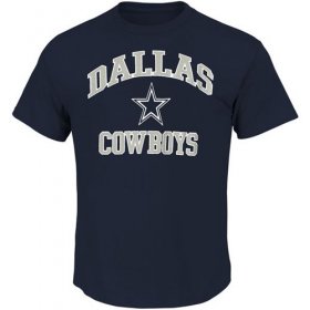 Wholesale Cheap Dallas Cowboys Big & Tall Heart & Soul III T-Shirt Navy