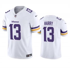 Men\'s Minnesota Vikings #13 N\'Keal Harry White 2023 F.U.S.E. Vapor Untouchable Limited Football Stitched Jersey
