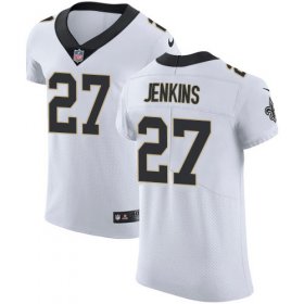 Wholesale Cheap Nike Saints #27 Malcolm Jenkins White Men\'s Stitched NFL New Elite Jersey