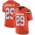Wholesale Cheap Nike Browns #29 Duke Johnson Jr Orange Alternate Men's Stitched NFL Vapor Untouchable Limited Jersey