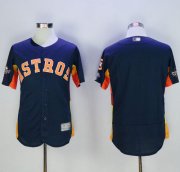 Wholesale Cheap Astros Blank Navy Blue Flexbase Authentic Collection 2019 World Series Bound Stitched MLB Jersey