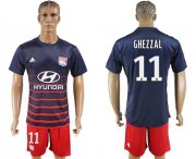 Wholesale Cheap Lyon #11 Ghezzal Away Soccer Club Jersey