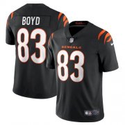 Wholesale Cheap Men's Cincinnati Bengals #83 Tyler Boyd 2021 New Black Vapor Untouchable Limited Stitched Jersey