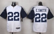 Wholesale Cheap Nike Cowboys #22 Emmitt Smith White Men's Stitched NFL Elite Rush Jersey