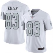 Wholesale Cheap Nike Raiders #83 Darren Waller White Youth Stitched NFL Limited Rush Jersey