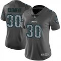Wholesale Cheap Nike Eagles #30 Corey Clement Gray Static Women's Stitched NFL Vapor Untouchable Limited Jersey