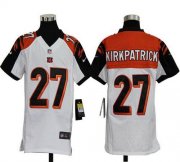 Wholesale Cheap Nike Bengals #27 Dre Kirkpatrick White Youth Stitched NFL Elite Jersey