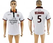 Wholesale Cheap OGC Nice #5 Belhanda Away Soccer Club Jersey