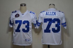 Wholesale Cheap Cowboys #73 Larry Allen White Legend Throwback Stitched NFL Jersey