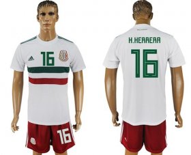 Wholesale Cheap Mexico #16 H.Herrera Away Soccer Country Jersey