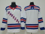 Wholesale Cheap Adidas Rangers Blank White Road Authentic Stitched NHL Jersey