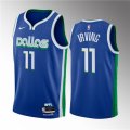 Wholesale Cheap Men's Dallas Mavericks #11 Kyrie Irving Blue 2022-23 City Edition Stitched Basketball Jersey