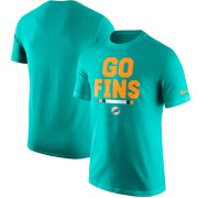 Wholesale Cheap Miami Dolphins Nike Local Verbiage T-Shirt Aqua