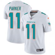 Wholesale Cheap Nike Dolphins #11 DeVante Parker White Men's Stitched NFL Vapor Untouchable Limited Jersey