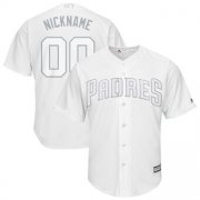 Wholesale Cheap San Diego Padres Majestic 2019 Players Weekend Cool Base Roster Custom Jersey White