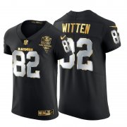 Wholesale Cheap Las Vegas Raiders #82 Jason Witten Men's Nike Black Edition Vapor Untouchable Elite NFL Jersey