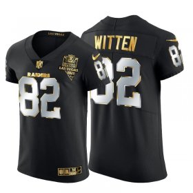 Wholesale Cheap Las Vegas Raiders #82 Jason Witten Men\'s Nike Black Edition Vapor Untouchable Elite NFL Jersey