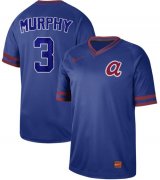 Wholesale Cheap Nike Braves #3 Dale Murphy Royal Authentic Cooperstown Collection Stitched MLB Jersey
