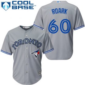 Wholesale Cheap Blue Jays #60 Tanner Roark Grey New Cool Base Stitched Youth MLB Jersey