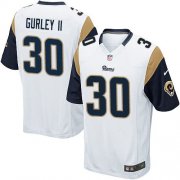 Wholesale Cheap Nike Rams #30 Todd Gurley II White Youth Stitched NFL Elite Jersey
