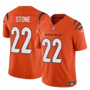 Cheap Men's Cincinnati Bengals #22 Geno Stone Orange 2023 F.U.S.E Vapor Untouchable Limited Football Stitched Jersey