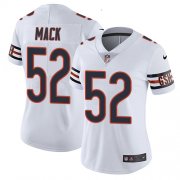 Wholesale Cheap Nike Bears #52 Khalil Mack White Women's Stitched NFL Vapor Untouchable Limited Jersey