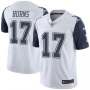 Wholesale Cheap Nike Cowboys #17 Allen Hurns White Youth Stitched NFL Limited Rush Jersey