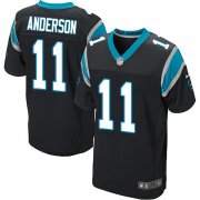 Wholesale Cheap Nike Panthers #11 Robby Anderson Black Team Color Men's Stitched NFL Vapor Untouchable Elite Jersey