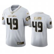 Wholesale Cheap Seattle Seahawks #49 Shaquem Griffin Men's Nike White Golden Edition Vapor Limited NFL 100 Jersey