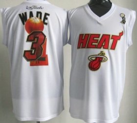 Wholesale Cheap Miami Heat #3 Dwyane Wade 2012 NBA Champions White Jersey