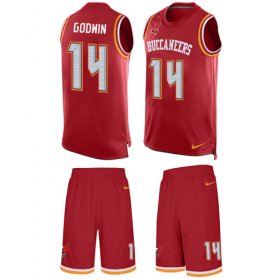 Wholesale Cheap Nike Buccaneers #14 Chris Godwin Red Team Color Men\'s Stitched NFL Limited Tank Top Suit Jersey