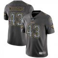 Wholesale Cheap Nike Saints #43 Marcus Williams Gray Static Men's Stitched NFL Vapor Untouchable Limited Jersey